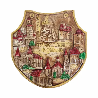 Placheta ipsos romania, suvenir gift shop, 16x24x2.5 cm, model es9669 d